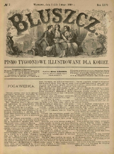 Bluszcz. Pismo tygodniowe illustrowane dla kobiet. 1890.02.01 (13) R.26 nr7