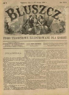 Bluszcz. Pismo tygodniowe illustrowane dla kobiet. 1890.02.15 (27) R.26 nr9