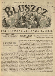 Bluszcz. Pismo tygodniowe illustrowane dla kobiet. 1890.06.21 (07.03) R.26 nr27