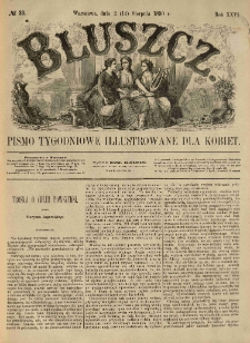 Bluszcz. Pismo tygodniowe illustrowane dla kobiet. 1890.08.02 (14) R.26 nr33