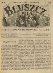 Bluszcz. Pismo tygodniowe illustrowane dla kobiet. 1890.08.23 (09.04) R.26 nr36