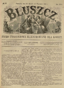 Bluszcz. Pismo tygodniowe illustrowane dla kobiet. 1890.08.30 (09.11) R.26 nr37