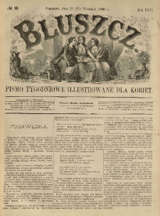 Bluszcz. Pismo tygodniowe illustrowane dla kobiet. 1890.09.13 (25) R.26 nr39