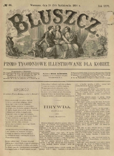 Bluszcz. Pismo tygodniowe illustrowane dla kobiet. 1890.10.18 (30) R.26 nr44