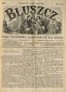 Bluszcz. Pismo tygodniowe illustrowane dla kobiet. 1891.01.17 (29) R.27 nr5