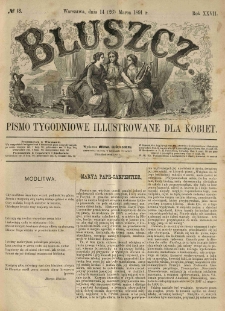 Bluszcz. Pismo tygodniowe illustrowane dla kobiet. 1891.03.14 (26) R.27 nr13