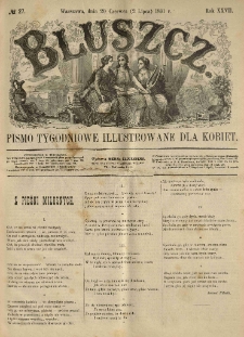 Bluszcz. Pismo tygodniowe illustrowane dla kobiet. 1891.06.20 (07.02) R.27 nr27