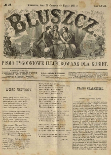 Bluszcz. Pismo tygodniowe illustrowane dla kobiet. 1891.06.27 (07.09) R.27 nr28
