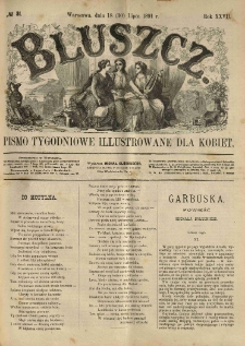 Bluszcz. Pismo tygodniowe illustrowane dla kobiet. 1891.07.18 (30) R.27 nr31