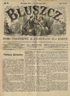 Bluszcz. Pismo tygodniowe illustrowane dla kobiet. 1891.08.01 (13) R.27 nr33