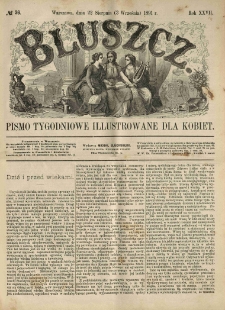 Bluszcz. Pismo tygodniowe illustrowane dla kobiet. 1891.08.22 (09.03) R.27 nr36