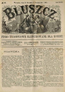 Bluszcz. Pismo tygodniowe illustrowane dla kobiet. 1891.09.19 (10.01) R.27 nr40