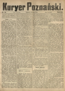 Kurier Poznański 1879.02.23 R.8 nr45