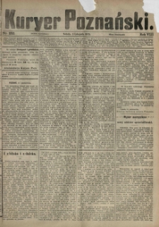 Kurier Poznański 1879.11.01 R.8 nr252