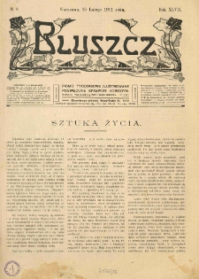Bluszcz. Pismo tygodniowe ilustrowane poświęcone sprawom kobiecym. 1911.02.25 R.47 nr8