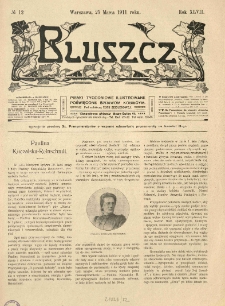 Bluszcz. Pismo tygodniowe ilustrowane poświęcone sprawom kobiecym. 1911.03.25 R.47 nr12