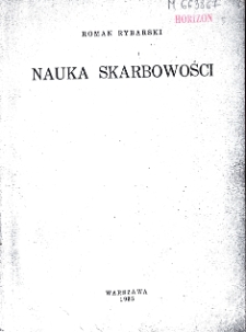 Nauka skarbowości