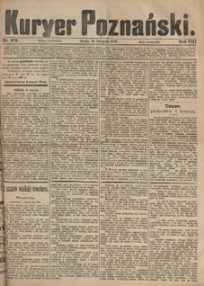 Kurier Poznański 1879.11.29 R.8 nr275