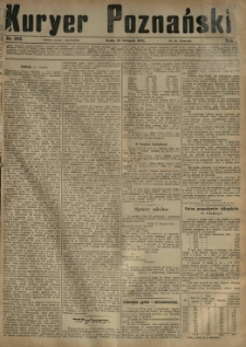 Kurier Poznański 1881.11.16 R.10 nr262