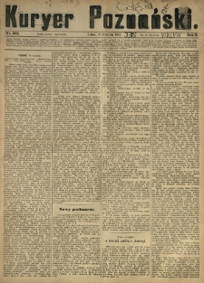 Kurier Poznański 1881.11.19 R.10 nr265