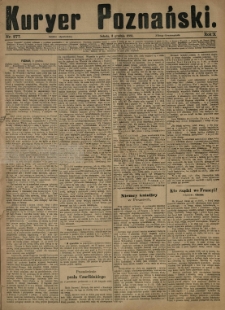 Kurier Poznański 1881.12.03 R.10 nr277