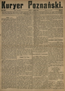 Kurier Poznański 1881.12.06 R.10 nr279