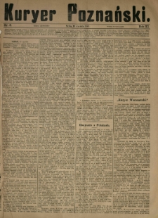 Kurier Poznański 1882.01.11 R.11 nr8
