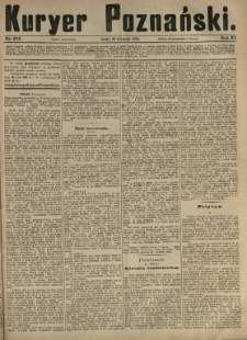Kurier Poznański 1882.11.29 R.11 nr273