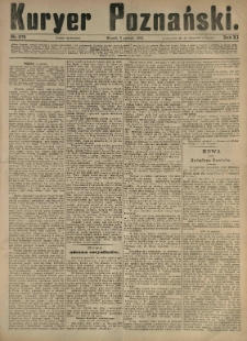 Kurier Poznański 1882.12.05 R.11 nr278