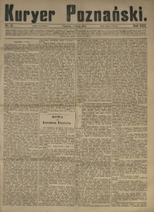 Kurier Poznański 1884.02.07 R.13 nr31