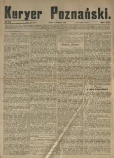 Kurier Poznański 1884.04.23 R.13 nr94