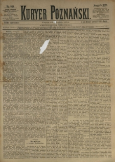 Kurier Poznański 1884.11.14 R.13 nr263