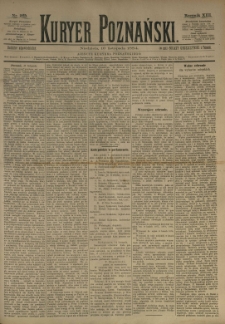 Kurier Poznański 1884.11.16 R.13 nr265