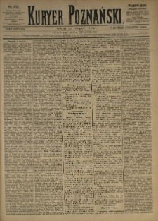 Kurier Poznański 1884.11.22 R.13 nr270