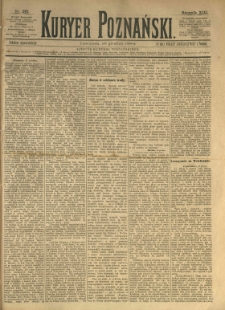 Kurier Poznański 1884.12.18 R.13 nr291