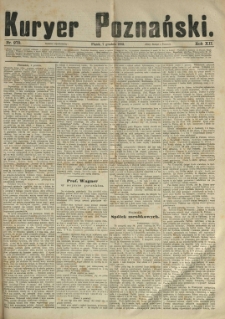 Kurier Poznański 1883.12.07 R.12 nr279