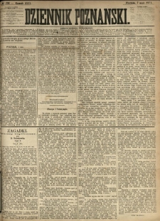 Dziennik Poznański 1871.05.07 R.13 nr105