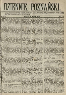 Dziennik Poznański 1860.11.29 R.2 nr274