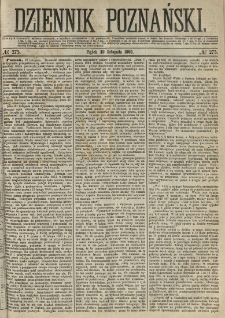 Dziennik Poznański 1860.11.30 R.2 nr275