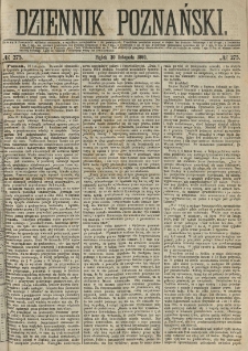 Dziennik Poznański 1860.11.30 R.2 nr275