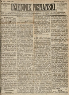 Dziennik Poznański 1871.08.22 R.13 nr190