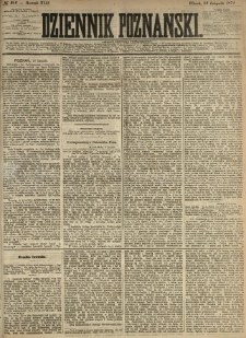 Dziennik Poznański 1871.11.21 R.13 nr266