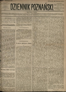 Dziennik Poznański 1873.04.29 R.15 nr98