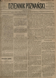 Dziennik Poznański 1873.11.09 R.15 nr258