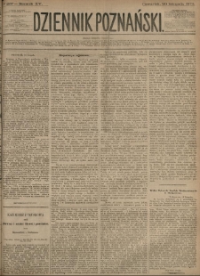 Dziennik Poznański 1873.11.20 R.15 nr267