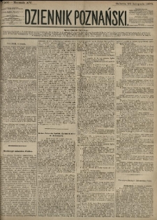 Dziennik Poznański 1873.11.22 R.15 nr269