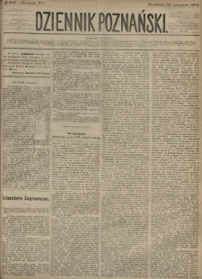 Dziennik Poznański 1873.11.30 R.15 nr276