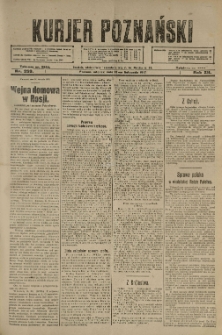Kurier Poznański 1917.11.13 R.12 nr259