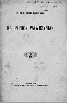 Ks. patron Wawrzyniak