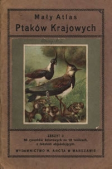 Mały atlas ptaków krajowych. Zeszyt II